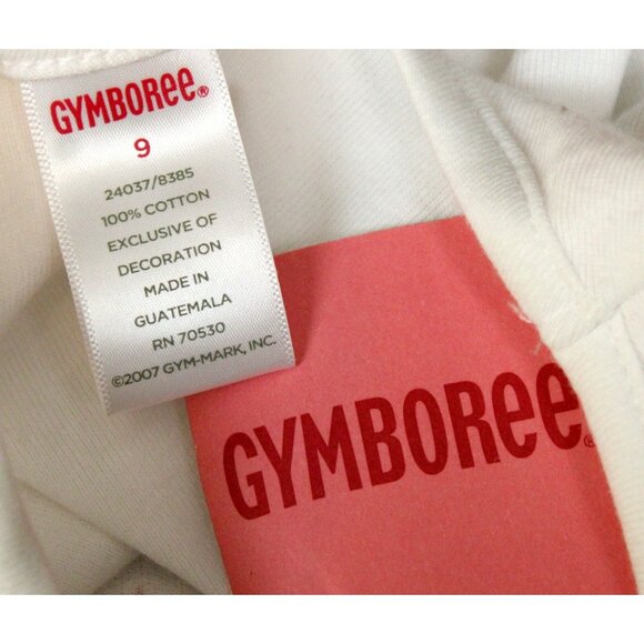 2008 Gymboree Spring Rainbow Birthday Girl T-shirt sz 9 White Candle Puff Sleeve - Picture 5 of 5